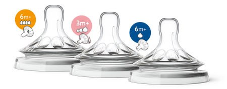 T&eacute;tines Natural Philips AVENT de 0&nbsp;mois &agrave; 6&nbsp;mois et plus
