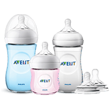 Gamme de biberons avec t&eacute;tines Philips&nbsp;Avent Naturel