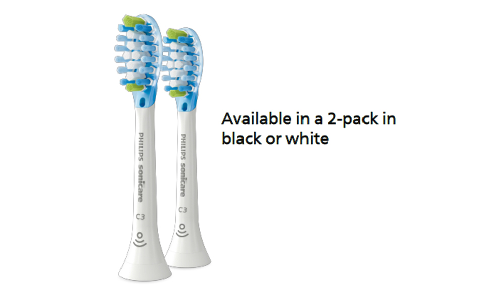 Three Philips Sonicare Premium Plaque Control brush heads